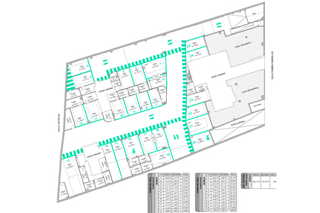 Mapa del Parking, m2, Elige tu plaza!